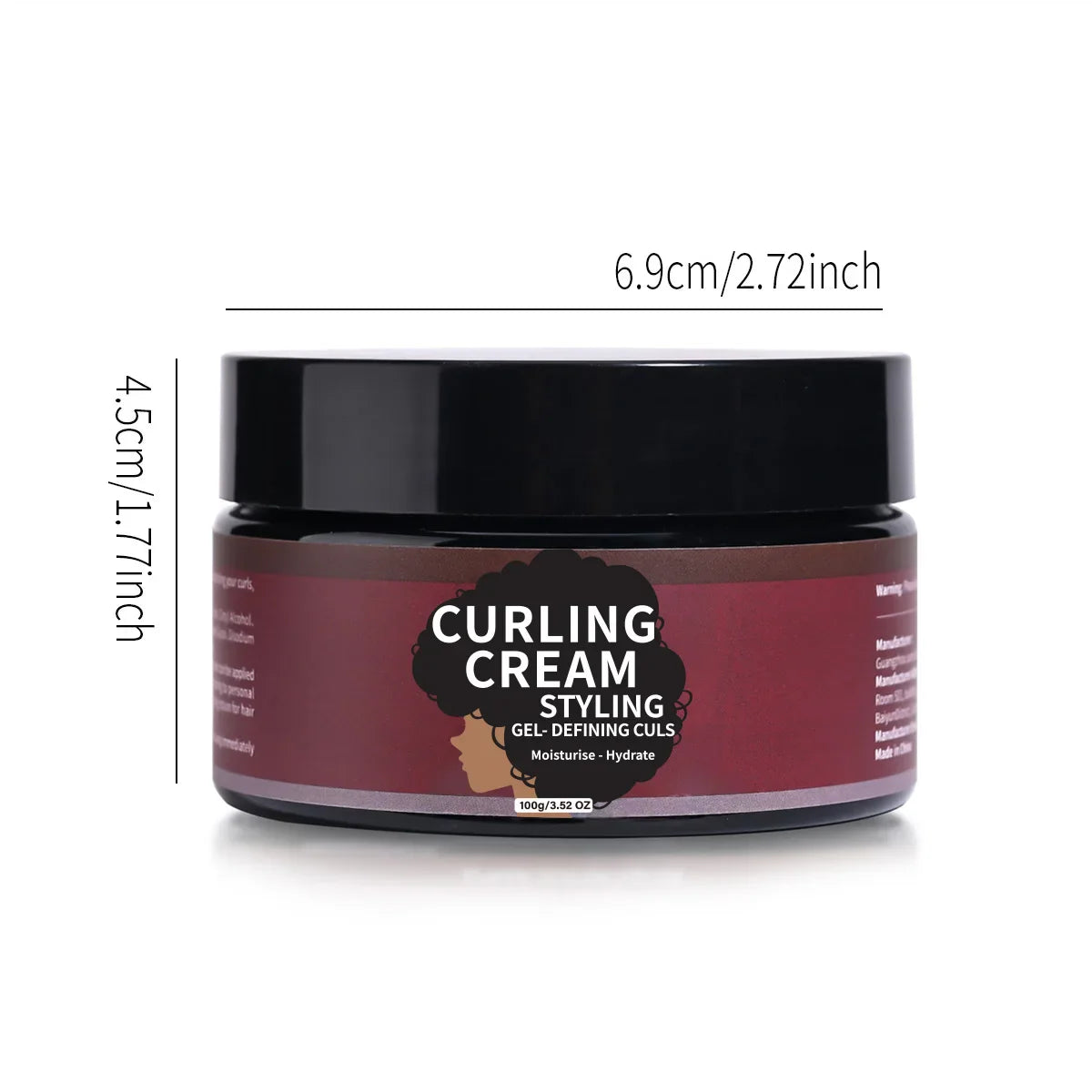 Moisturizing Curl Enhancer Styling Cream – Natural Curls 100g