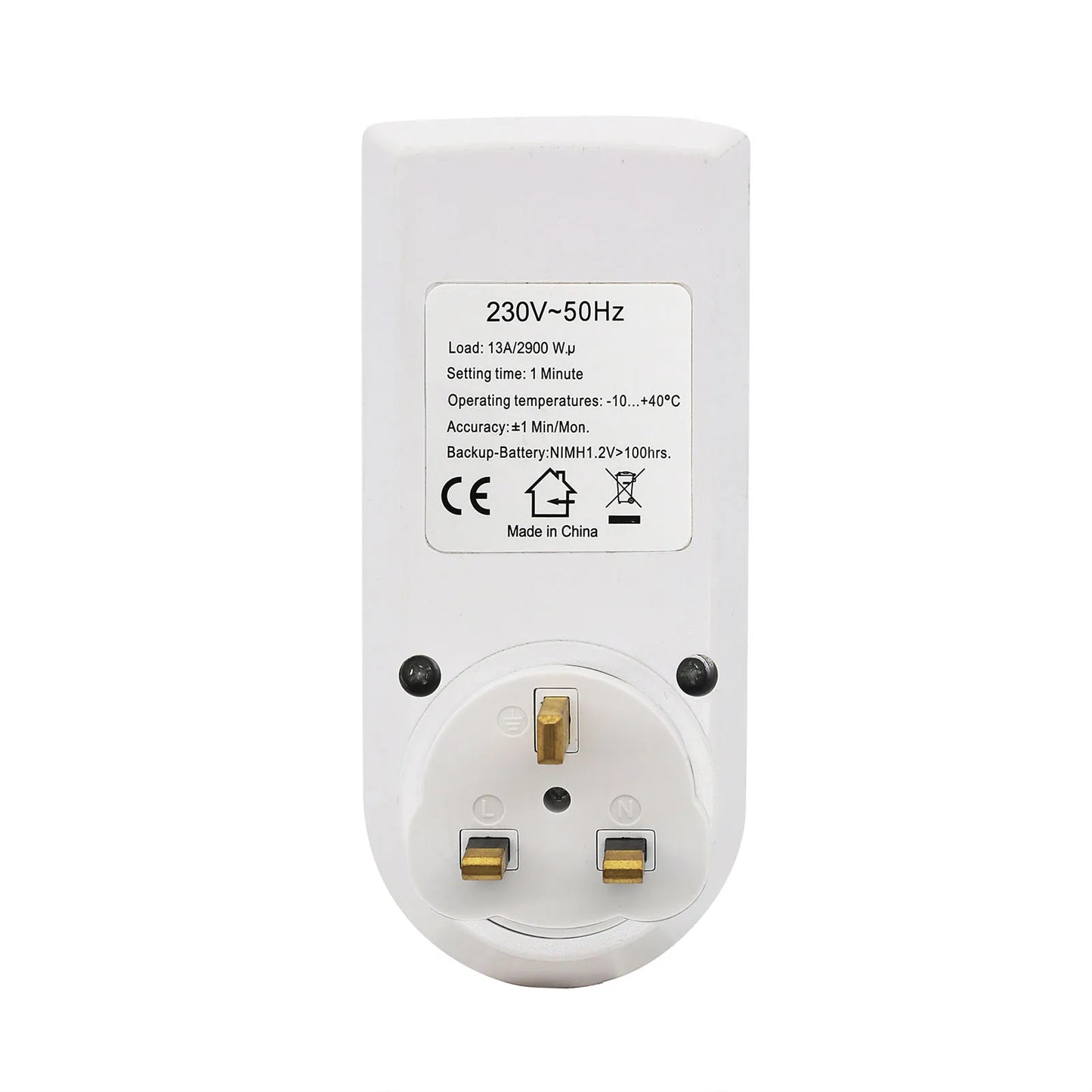 Digital Timer Switch Socket Digital Electronic Timer Switch LCD Display Plug in Programmable Time Switch Energy Peaceful Pleasures Health and Wellness