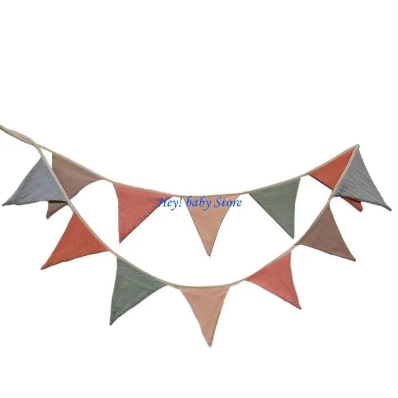 Multicolor Pennant Bunting Garland Flag | Baby Shower & Photos