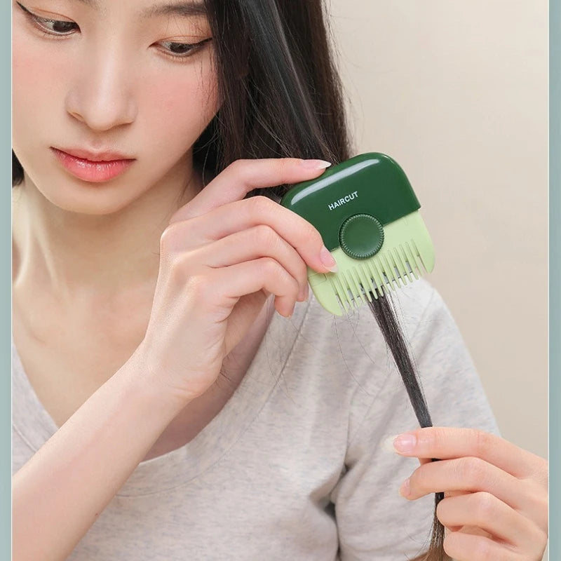 2-in-1 Hair Cutting & Thinning Comb | Split End Trimmer