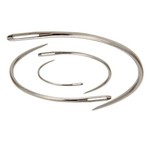 4-Piece Curved Needle Set – Leather, Shoe Repair & Sewing Curved Sewing Needles Peaceful Pleasures Health and Wellness