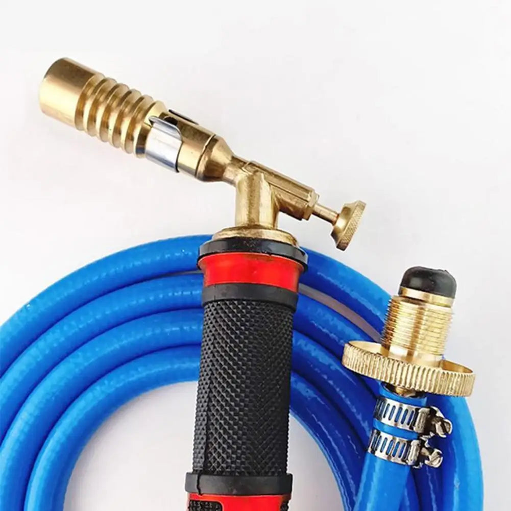 2.5m Flame Welding Torch Copper Aluminum Soldering Tool Liquefied Propane Gas Torch For Precious Metal Melting Gas Torch Blower Peaceful Pleasures Health and Wellness