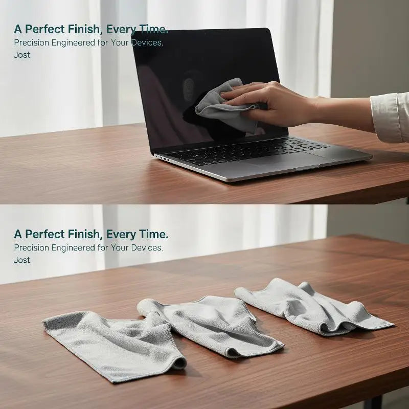 Microfiber Polishing Cloth Lint-Free Screen Cleaner | 1/2/3 Pcs