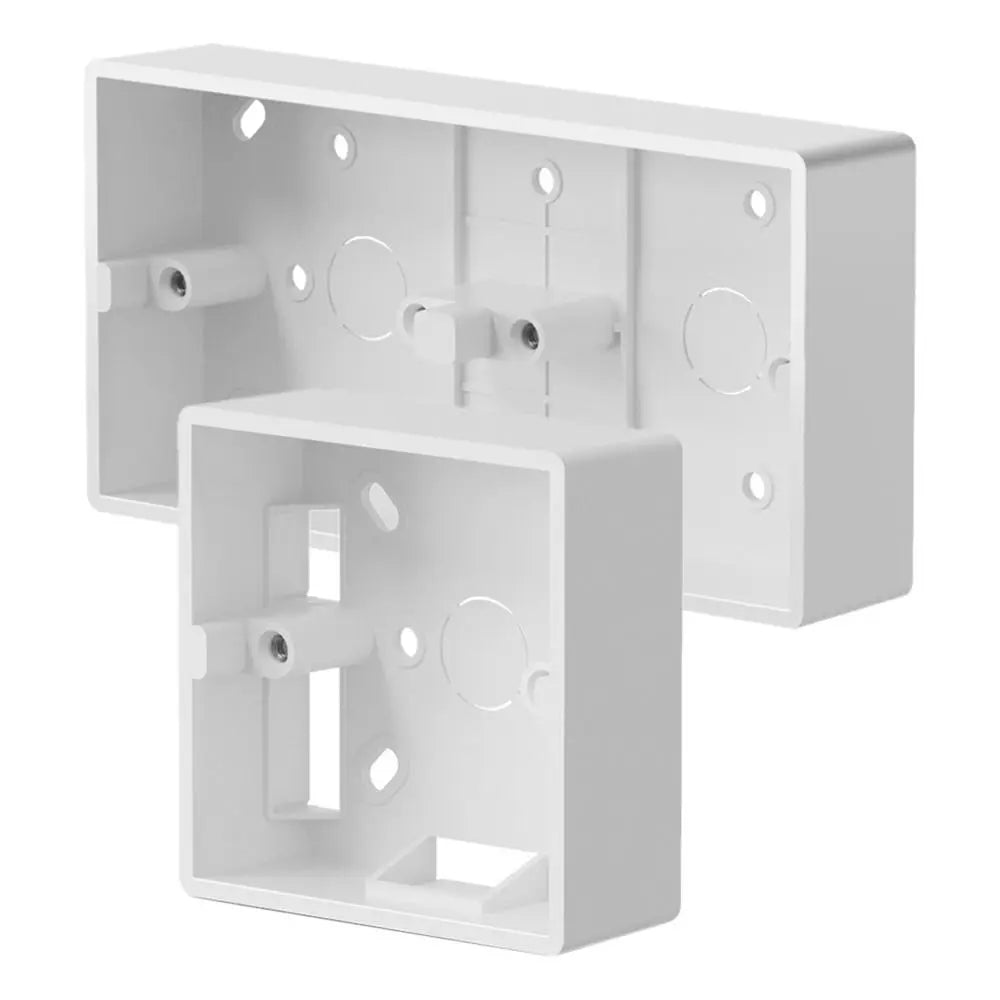PVC Switch And Socket Apply On-Wall Mount 86 Type External Mounting Box Wall Surface Junction Box Switch Socket Box Peaceful Pleasures Health and Wellness
