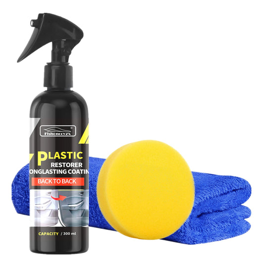 Car Plastic Restorer Coating Agent Auto Plastic Rubber Exterior Repair Clean Refresh Restoration Agent Black Shine Seal Brighten Peaceful Pleasures Health and Wellness