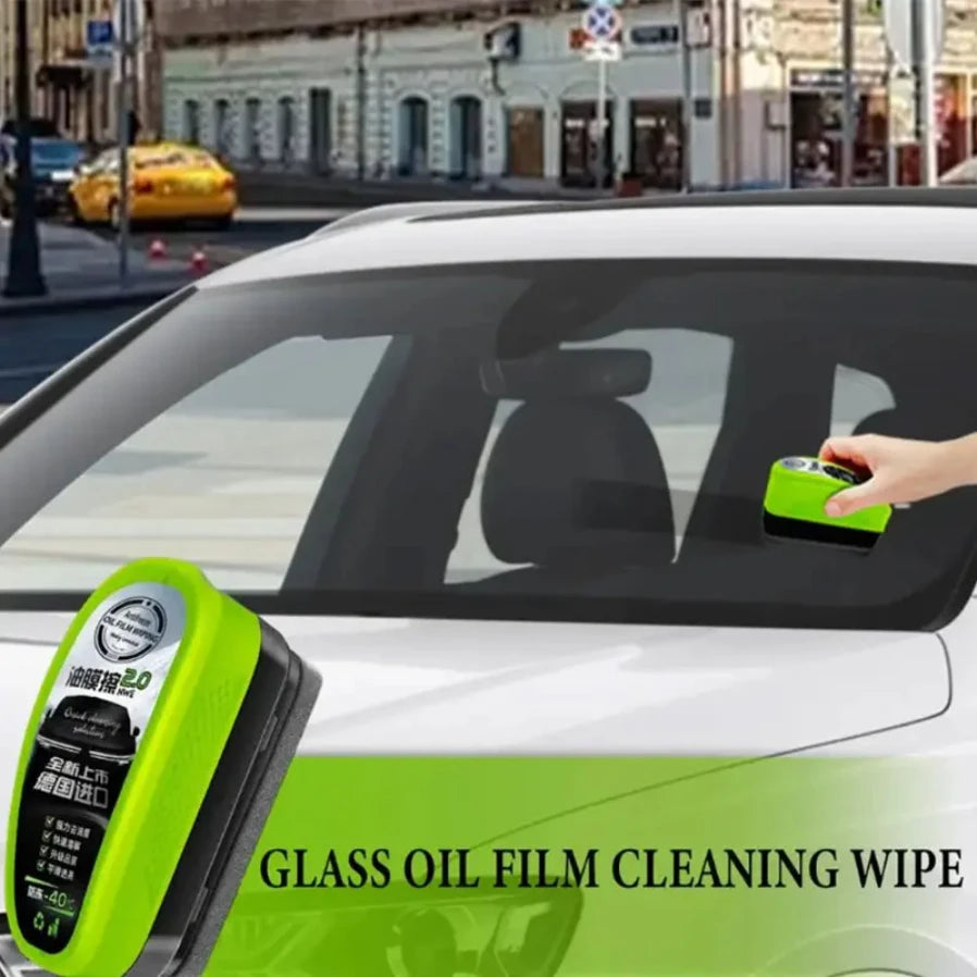 Car Windshield Oil Film Remover Sponge Cleaning Brush