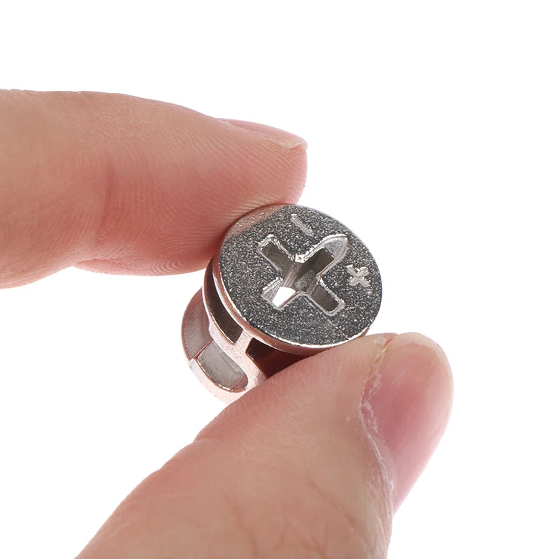 10pcs Furniture Cam Lock Connectors | Eccentric Wheel 10–15mm Furniture Cam Connectors Peaceful Pleasures Health and Wellness