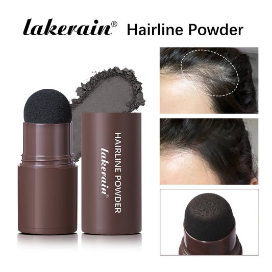 Lakerain Hairline Powder Filling Hair and Eyebrows Gaps Naturally Modify Long Lasting Holding Waterproof Sweat-proof Fine Powder Peaceful Pleasures Health and Wellness
