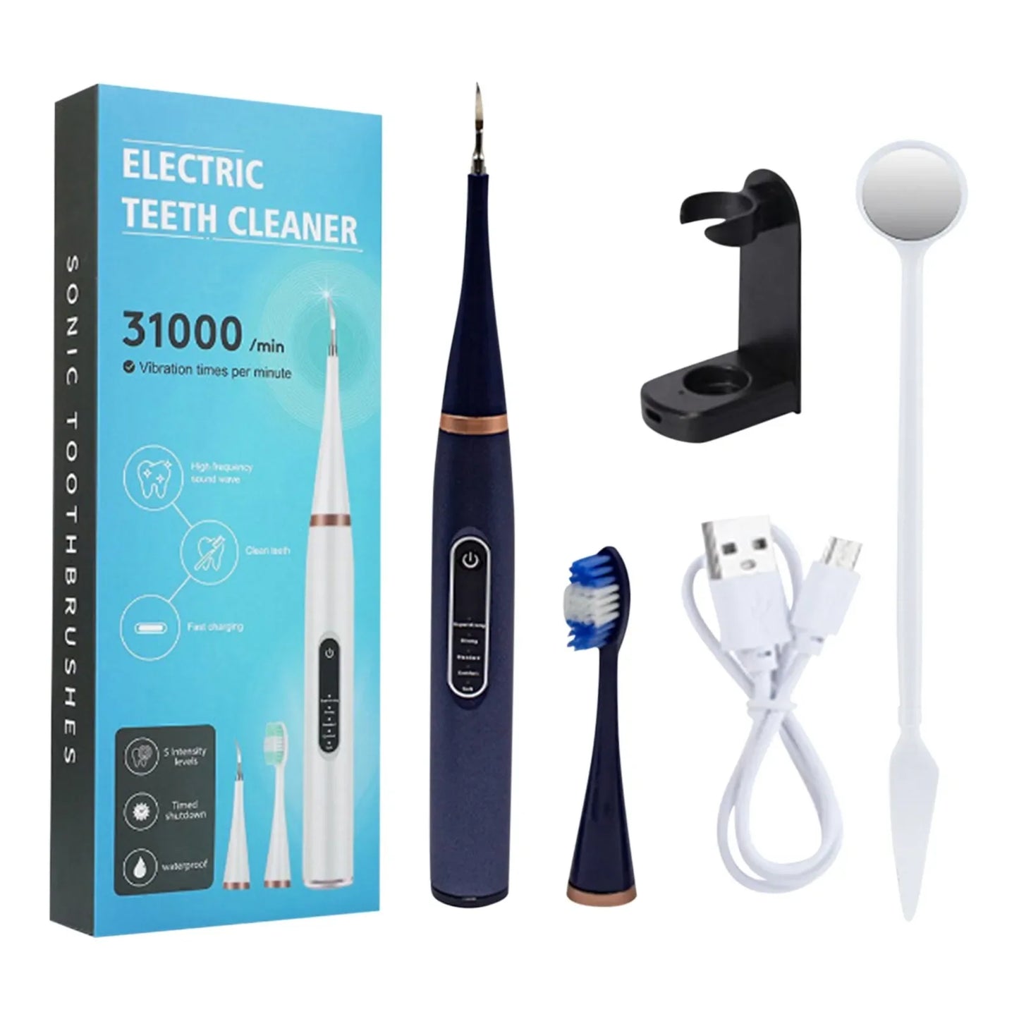 Ultrasonic Electric Dog Toothbrush – Plaque & Tartar Remover