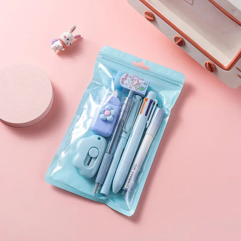 7-in-1 Kids Kawaii Stationery Set – Back to School Gift