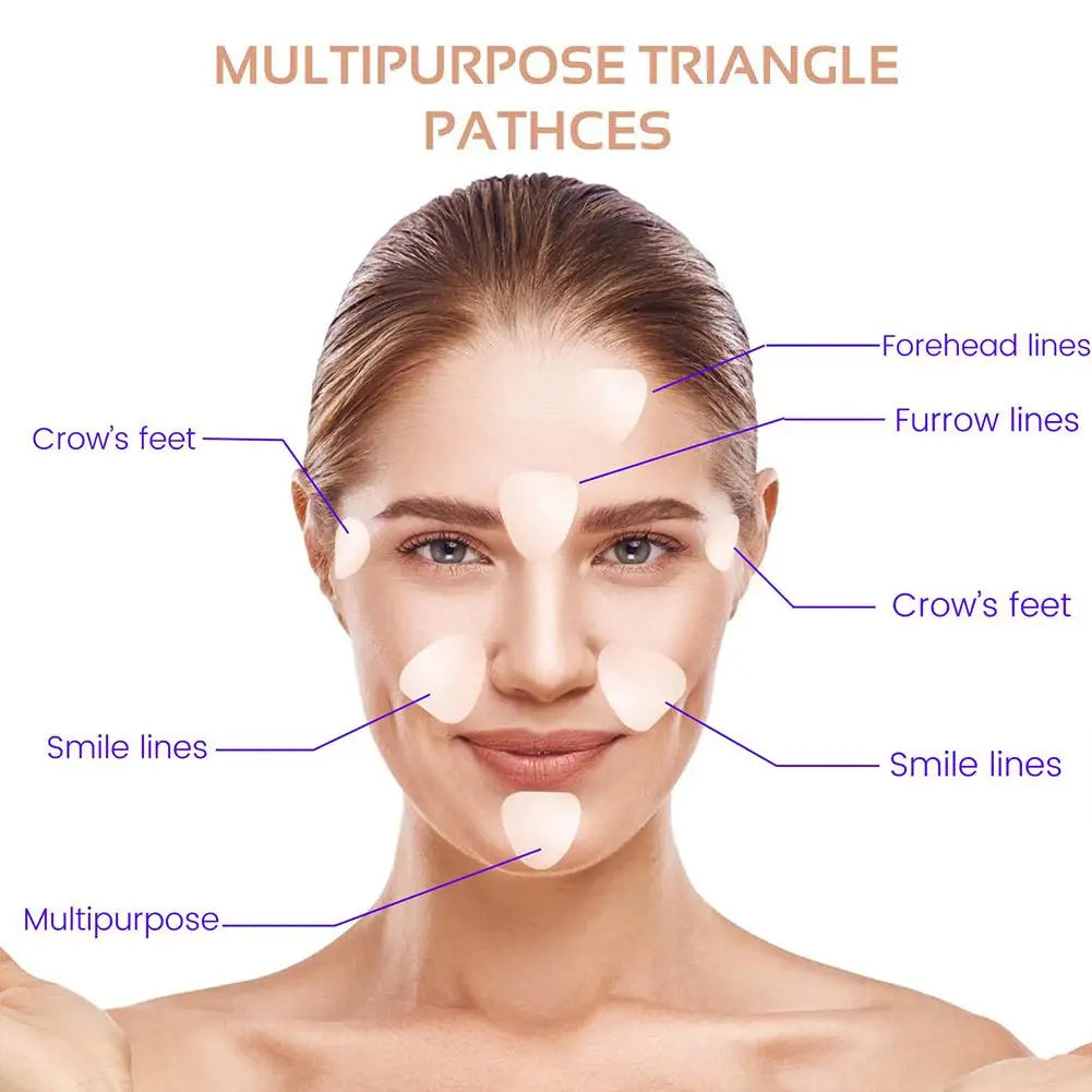 90pcs Anti-Wrinkle Face Patches – Forehead & Smile Lines