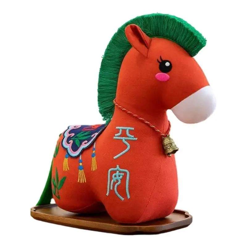 Soft Plush Horse Chinese Zodiac Stuffed Toy – Home & Office Decor