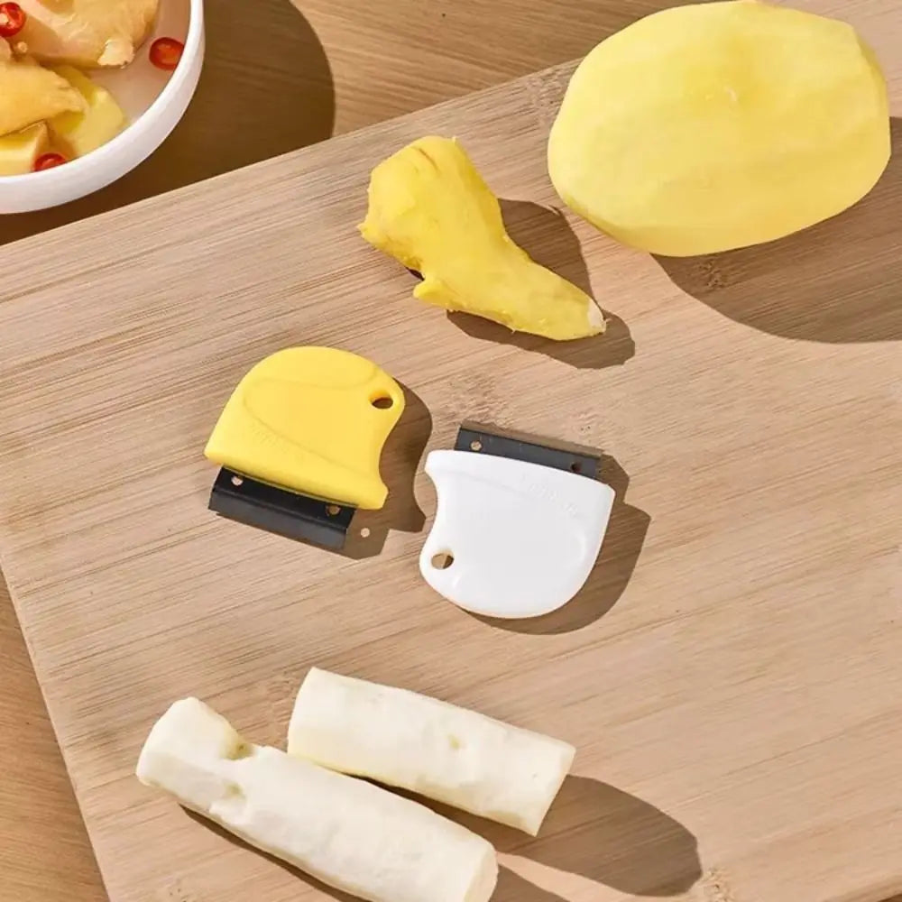 Ergonomic Stainless Steel Garlic & Vegetable Peeler | Anti-Slip