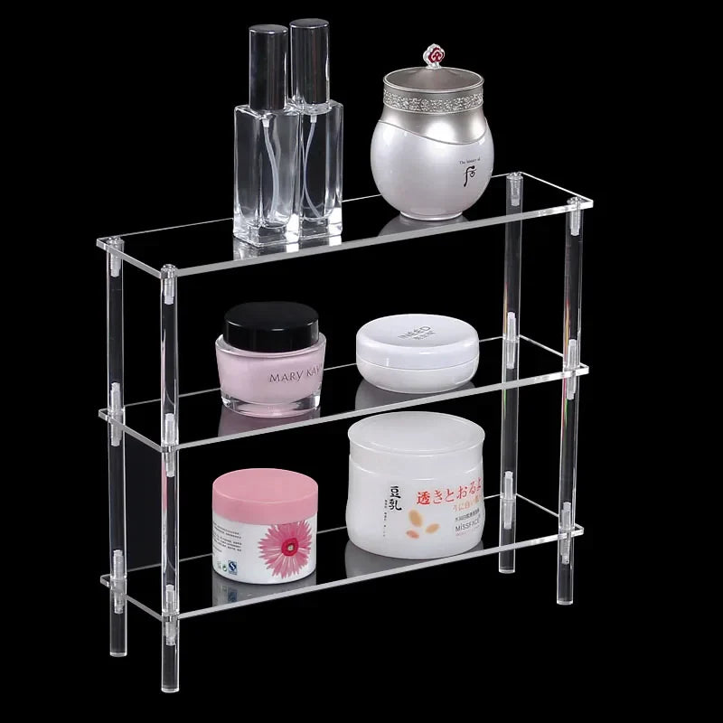 4-Tier Acrylic Display Shelf for Figures, Jewelry & Collectibles