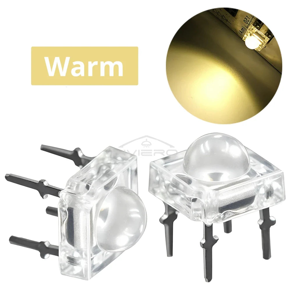 500/1000Pcs 5mm Super Flux LED Bulbs | DIY Holiday Party Lights