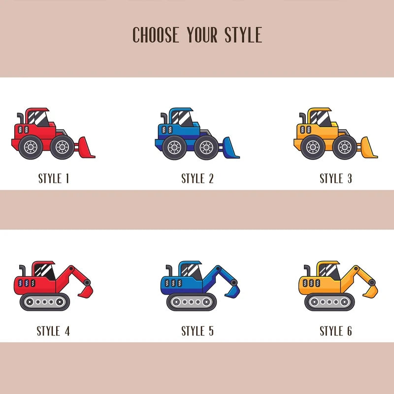Personalized Tractor Pencil Case | Kids Zipper Pouch School Gift Personalized Pencil Case Peaceful Pleasures Health and Wellness