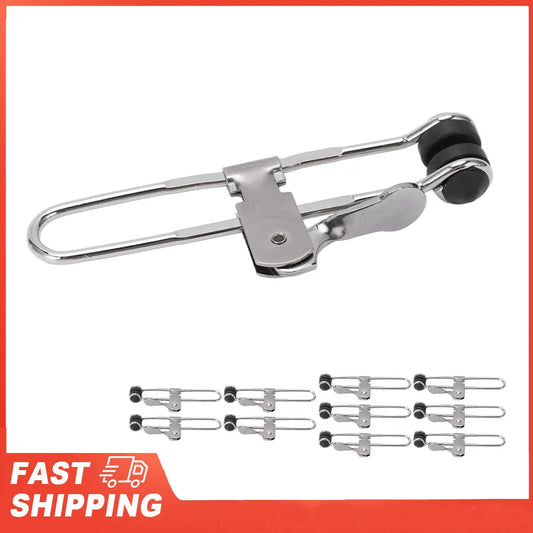 Lever Action Grid Clamp Multifunctional Stainless Steel Rust Proof Peaceful Pleasures Health and Wellness