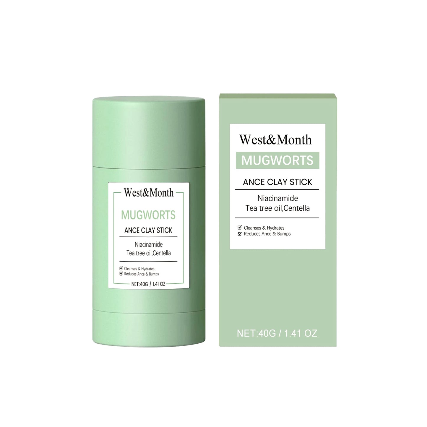 Green Mud Mask Stick – Tea Tree & Mugwort Pore Cleanser