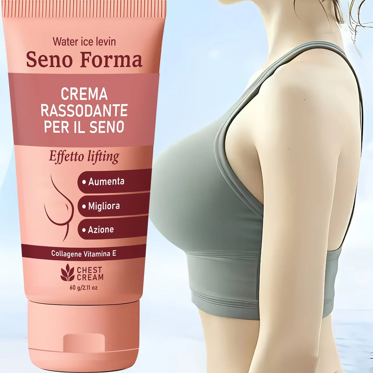 Collagen & Vitamin E Bust Firming Cream 60g | Water Ice Levin
