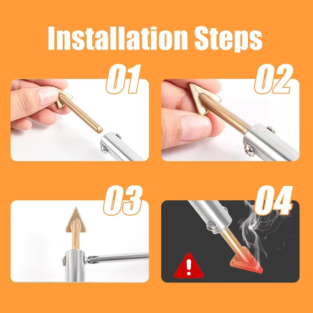 50W/100W Plastic Welding Repair Car Bumper Repair Soldering Iron Kit Temperature Controlled Soldering StationRepair Ironing Tool Peaceful Pleasures Health and Wellness