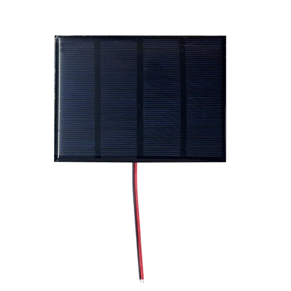 3W 12V Polycrystalline Solar Panel Charger with Cable – DIY