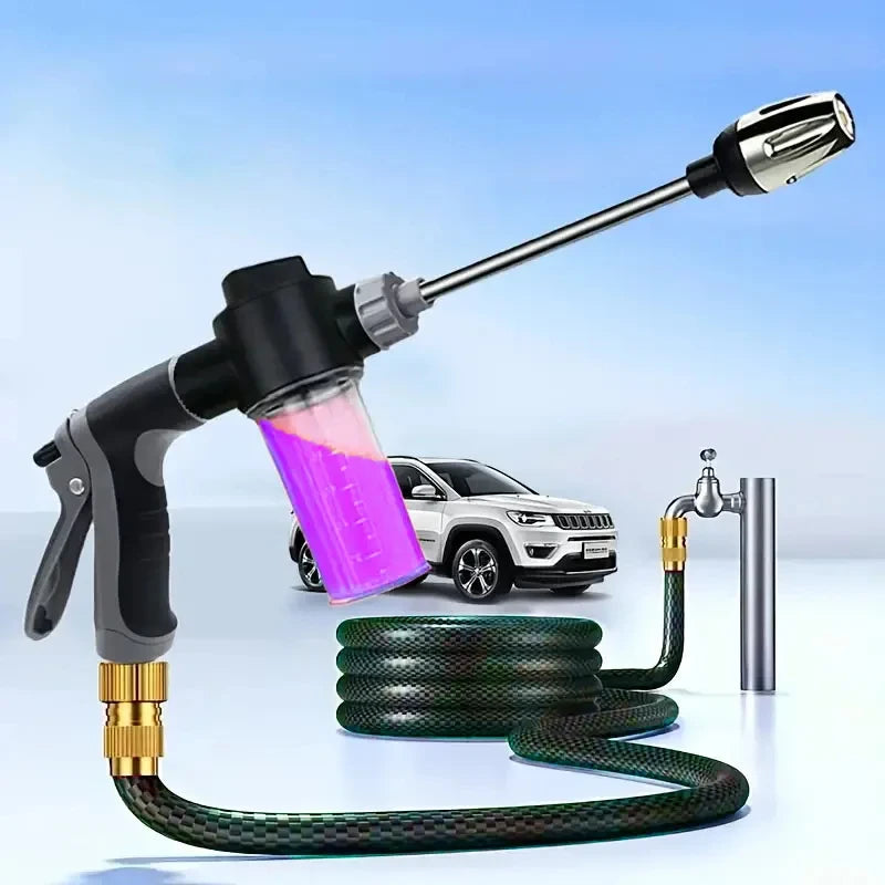 High Pressure Car Wash Water Gun Garden Water Pipe Nozzle, Multifunctional Watering Tool, Powerful Cleaning For Cars and Gardens Peaceful Pleasures Health and Wellness