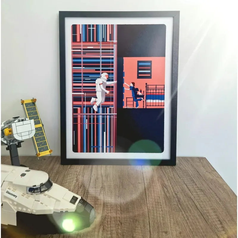 Interstellar "I Was Your Ghost" Vintage Space Canvas Wall Art