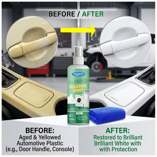 Plastic Remove Yellowing Cleaning Agent - Anti Oxidation for Air Conditioning, Washing Machine Appliances Renovation Peaceful Pleasures Health and Wellness