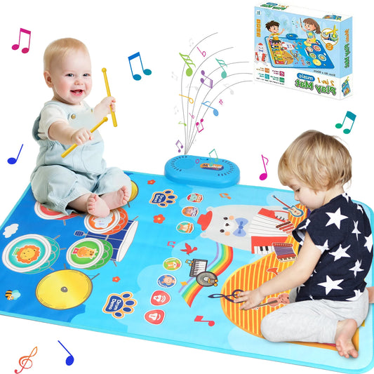 80x50cm Cartoon Musical Piano Mat Floor Play Kids Educational Toys Peaceful Pleasures Health and Wellness