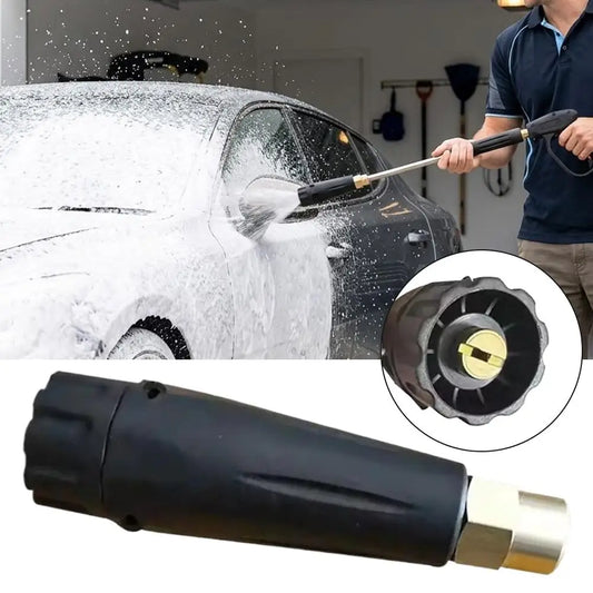 Automatic Car Wash Tool G1/4 Inlet Foam Nozzle High Pressure Washer Water Gun Cleaning Nozzle With 1.2mm Orifice For Outdoor Peaceful Pleasures Health and Wellness