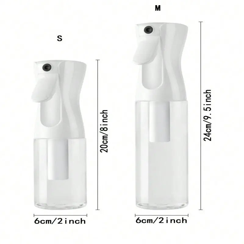 Fine Mist Spray Bottle 200ml 300ml – Continuous Pump Atomizer