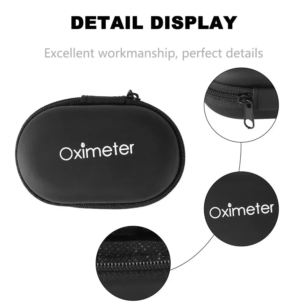 Storage Bag Blood Oxygen Saturation Pouch Practical Household Items Organizer Oximeter Bags to Pack Products Handbag Tote Mini Peaceful Pleasures Health and Wellness