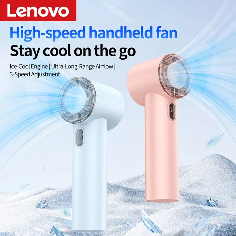 T360 199-Speed Handheld Fan Outdoor Ready Portable Digital Display Brushless Turbine Powerful Mini Fan Peaceful Pleasures Health and Wellness