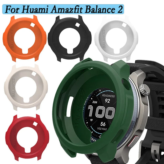 Silicone Protective Case for Amazfit Balance 2 – Hollow Cover