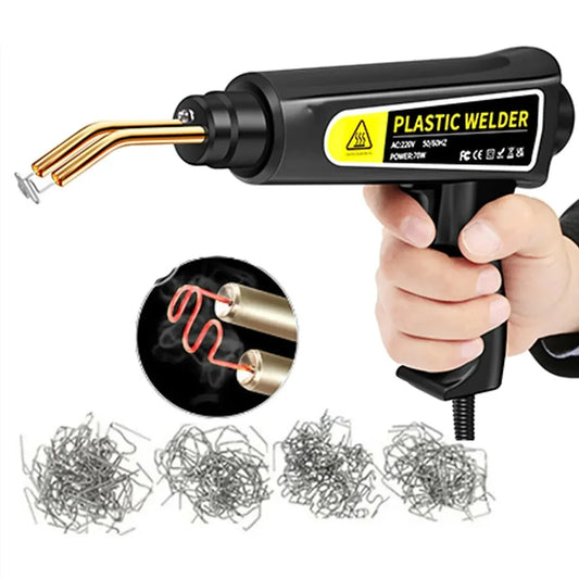 Car Bumper Repair Kit Plastic Welding Machine Hot Stapler 70W With Staples For Bumper/Kayak/PVC Material Soldering Tools Peaceful Pleasures Health and Wellness