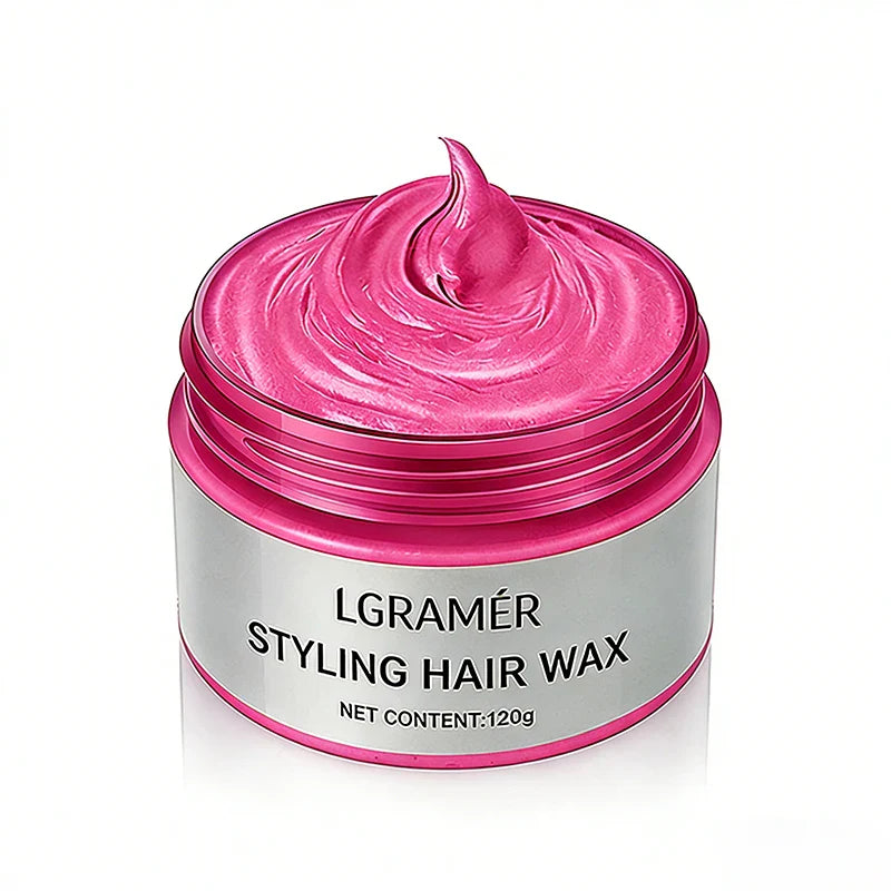 Temporary Hair Color Wax – 9 Shades | Silver Gray, Wine Red & More