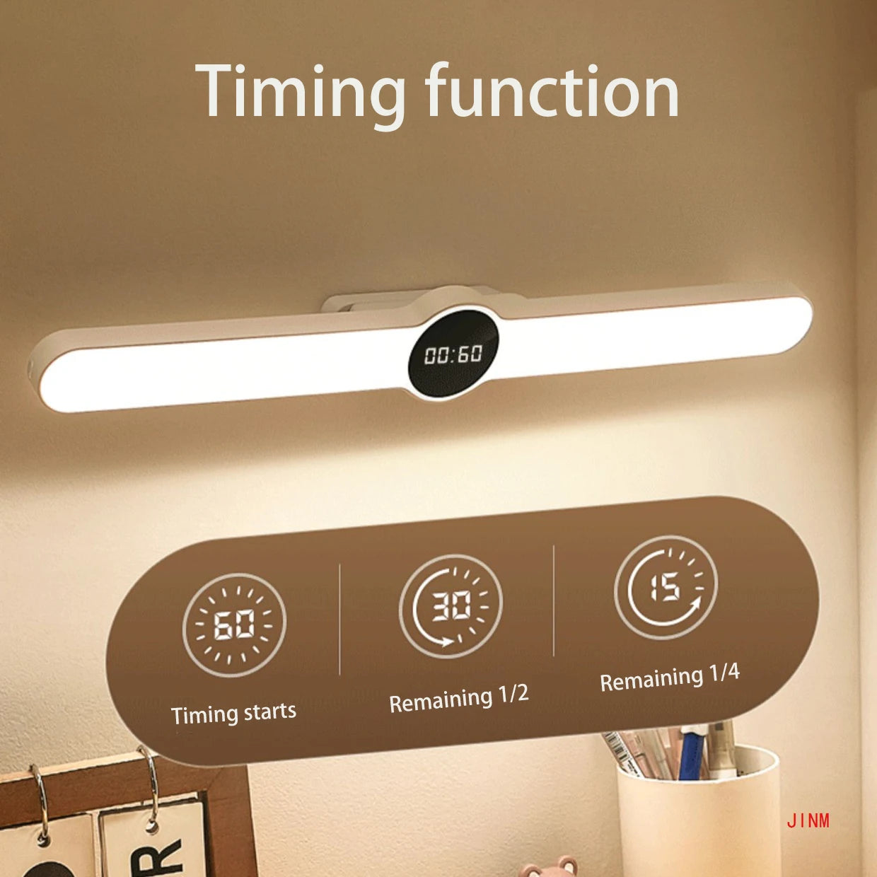 Eye Protection LED Desk Lamp Learning Special Charging College Student Dormitory Magnetic Suction Ceiling Desk Peaceful Pleasures Health and Wellness