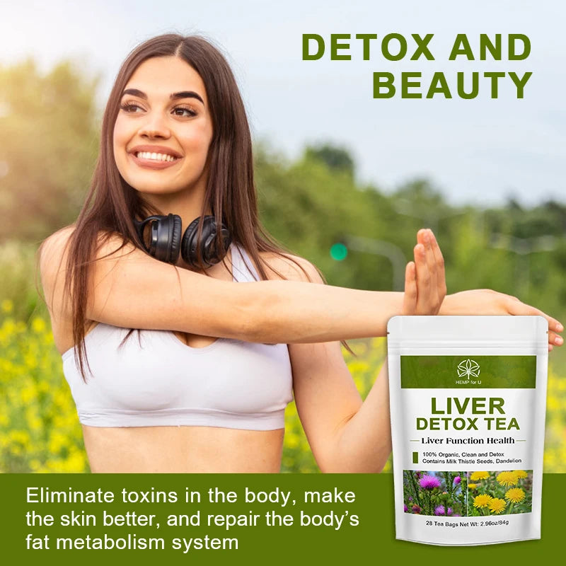 Liver Detox Herbal Drink – Milk Thistle & Dandelion Peaceful Pleasures Health and Wellness