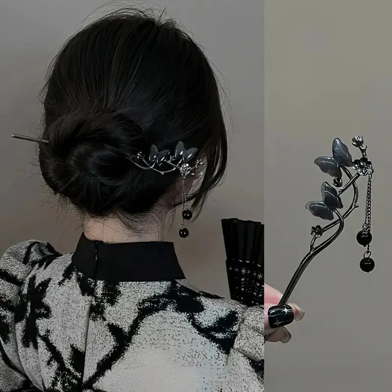 6-Piece Alloy Butterfly Hairpin Set – Retro Style Peaceful Pleasures Health and Wellness