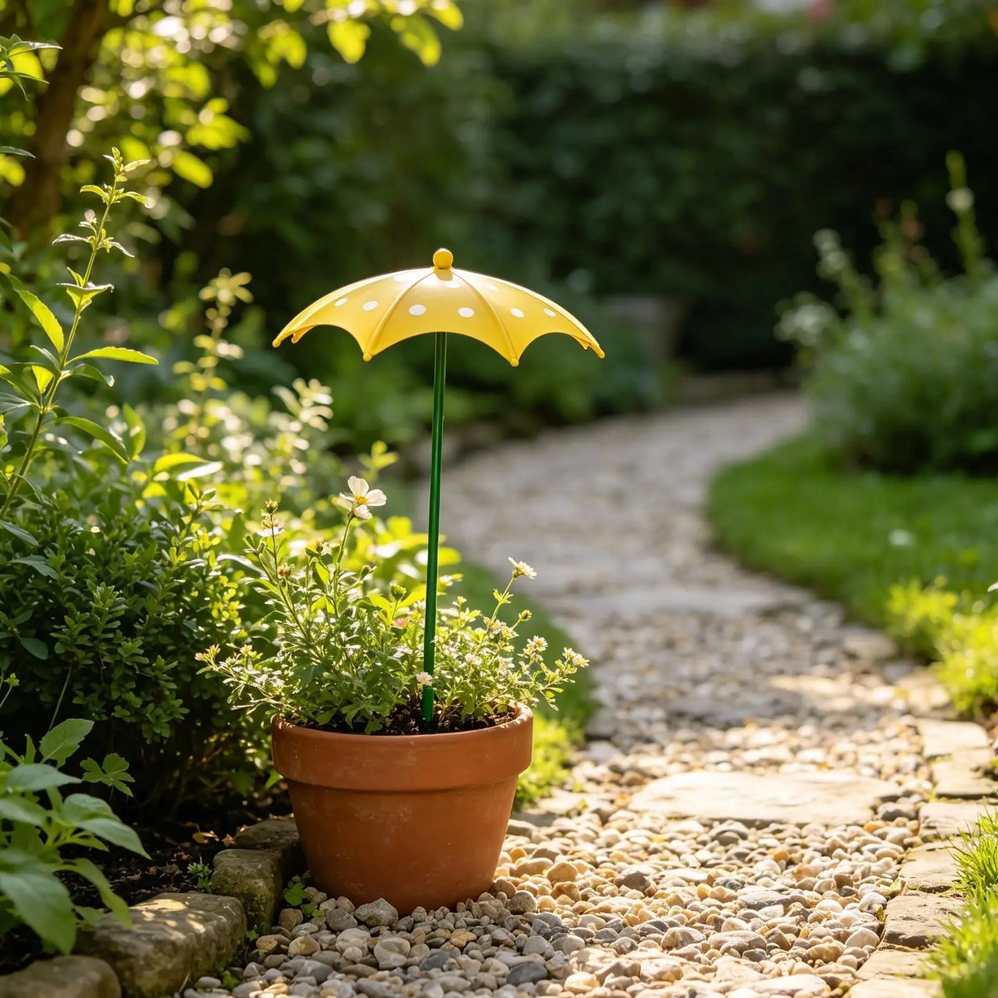Mini Plant Umbrella UV Protection Portable Garden Shade Canopy