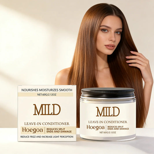 HOEGOA Leave-In Hair Cream – Anti-Frizz Moisturizer 60g Leave-In Hair Cream Oasis Select
