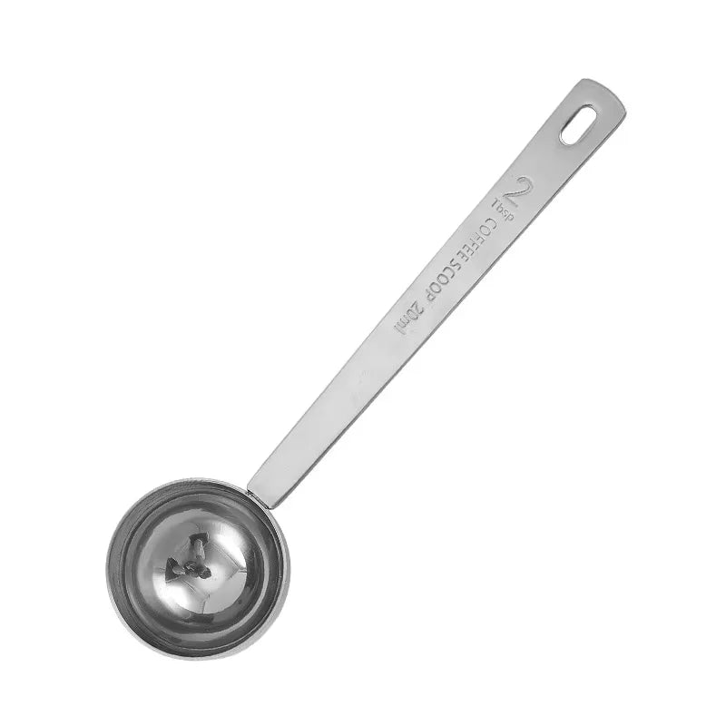 Stainless Steel Coffee Scoop, Measuring Spoons, Measuring Spoon Kitchen Measure Tools Peaceful Pleasures Health and Wellness 2TBSP 20ml