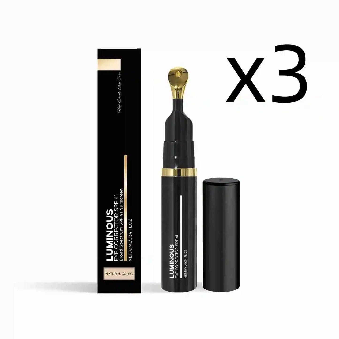 Waterproof Facial Concealer for Acne Coverage and Brightening Peaceful Pleasures Health and Wellness 3x10ml 10ml