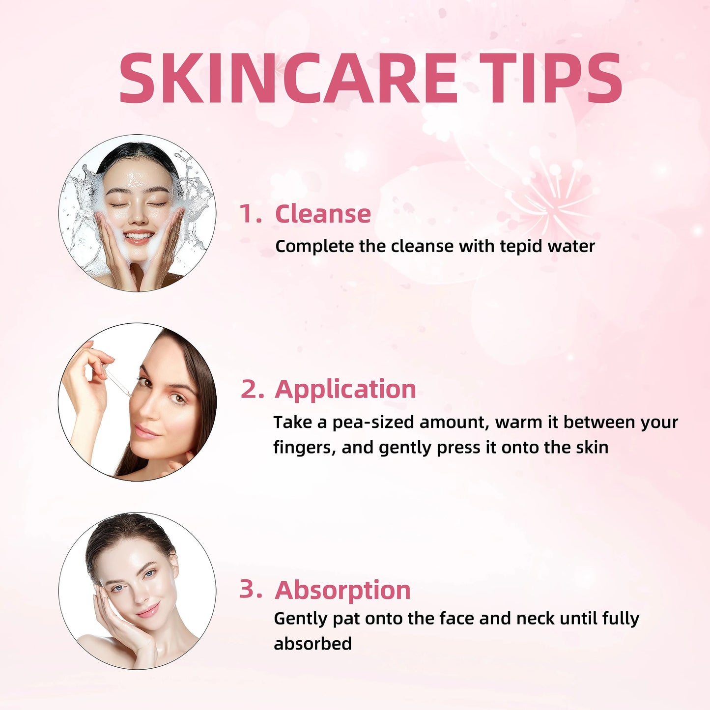 2pcs Japanese Sakura Retinol & Light Peptide VC Serum | 24H Hydration | Quick-Absorbing | For All Skin | Holiday Gift Peaceful Pleasures Health and Wellness