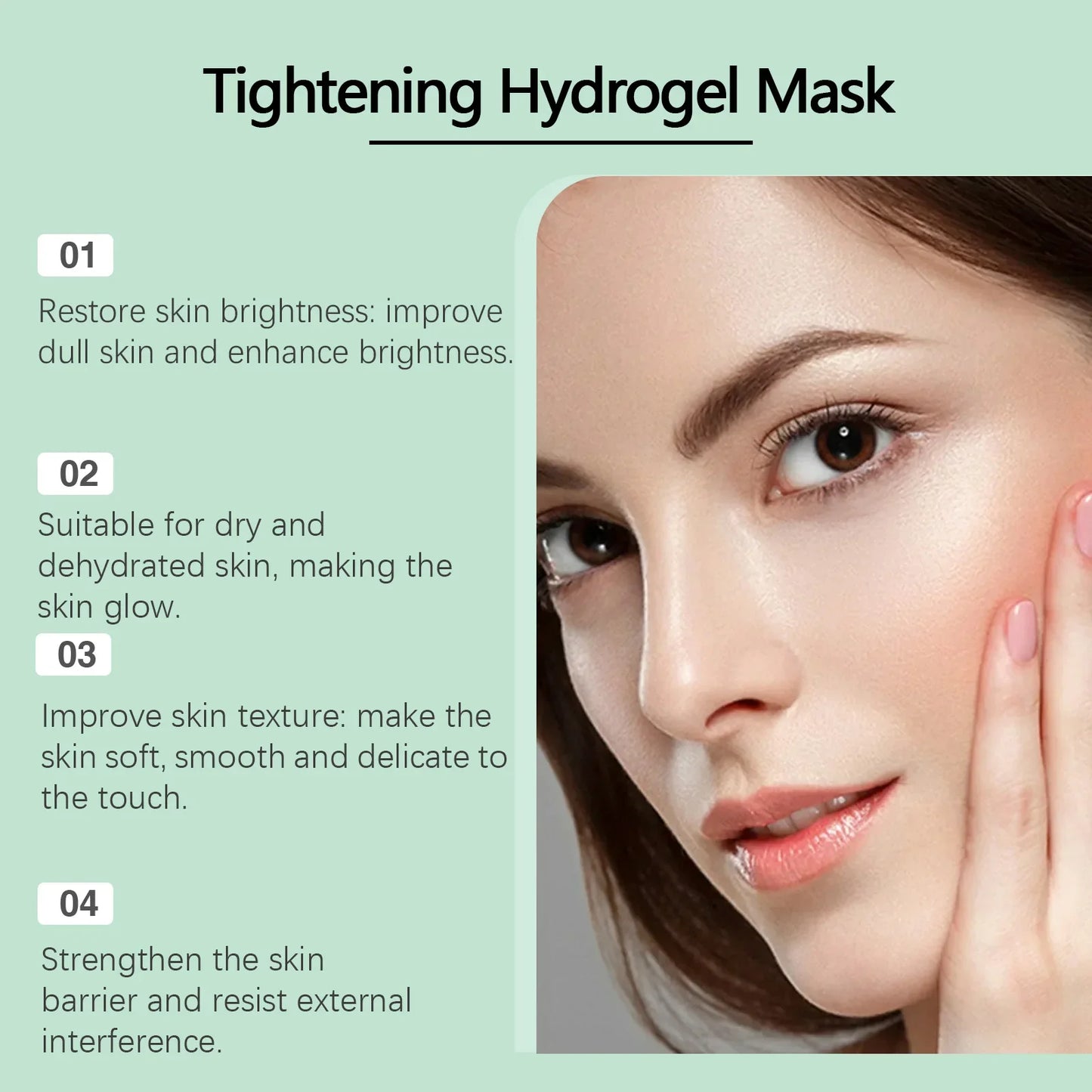 Eelhoe Centella Asiatica Hydrogel Mask – Brighten & Tighten