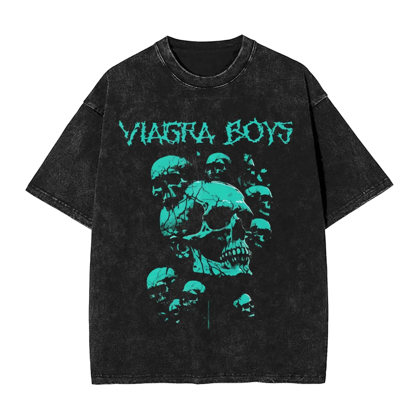 Viagra Boys Vintage Washed Graphic Tee | Men's Cotton Crewneck Men's Graphic Tee Peaceful Pleasures Health and Wellness 3 XL