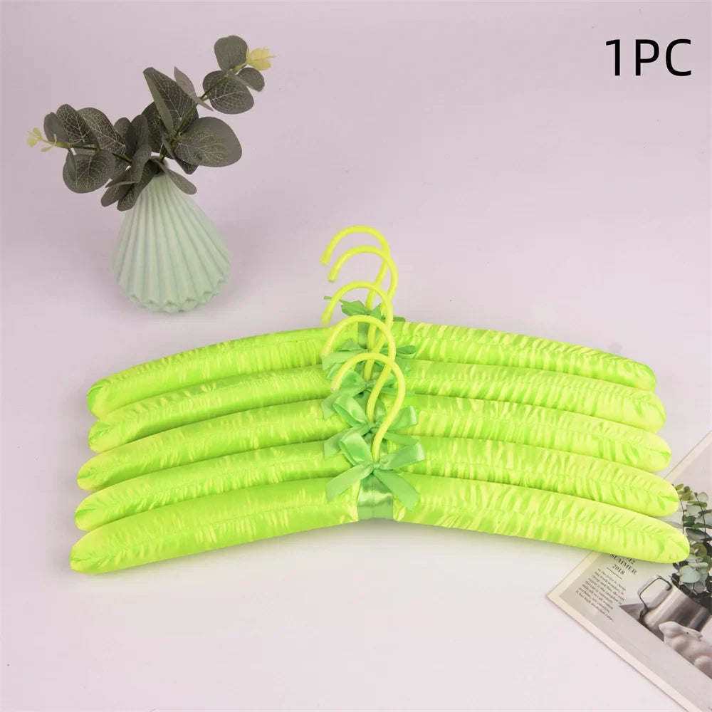Satin Padded Clothes Hanger – Non-Slip, Silk Wrapped & Slim