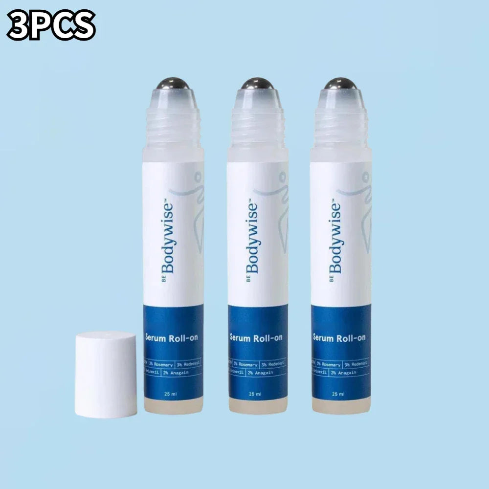 Be-Body.wise Rosemary Roll-on Hair Care Essence - Nourishing, Anti-Frizz, Strengthening Roots, Scalp Treatment, Nourishing Hair Peaceful Pleasures Health and Wellness 3pcs