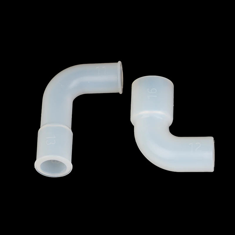 Fish Tank Garden Irrigation Silicone Elbow Soft Hard Pipe Connector Variable Diameter Elastic Right Angle Rubber Coupling Peaceful Pleasures Health and Wellness