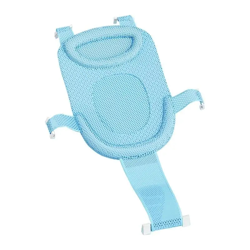 Adjustable Baby Bath Net with Headrest | Newborn Bathtub Support